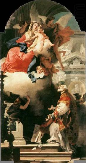 The Virgin Appearing to St Philip Neri, Giovanni Battista Tiepolo